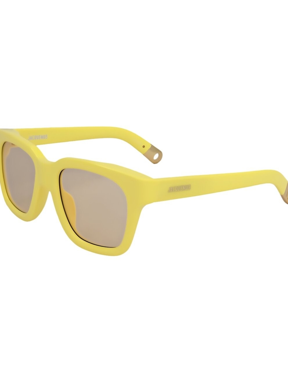 Jacquemus Yellow Square-Frame Sunglasses